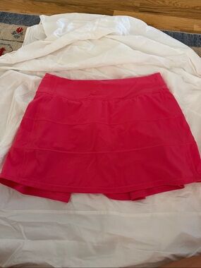 Lululemon Pace Rival Skort Hot Pink Size 6